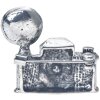 Juleeze JZPI0082 Broche camera zilverkleurig