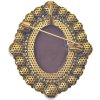 Juleeze JZPI0086 Broche camee bruin