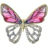 Juleeze JZPI0089 Broche vlinder roze
