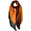 Juleeze JZSC0760 Sjaal damespatroon groen, bruin, geel 90x180 cm