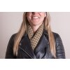 Juleeze JZSC0767GR Sjaal Dames Patroon Groen 15x85 cm