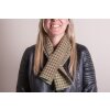 Juleeze JZSC0767GR Sjaal Dames Patroon Groen 15x85 cm