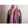 Juleeze JZSC0773BU Wintersjaal dames rood 68x180 cm