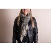 Juleeze JZSC0776GR Winter sjaal dames groen 68x180 cm
