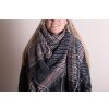 Juleeze JZSC0781G Sjaal Grijs 130x130 cm