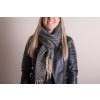 Juleeze JZSC0792G Sjaal Dames Grijs 65x180 cm