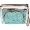 Juleeze JZSET0001GR Toilettas dames groen (set van 3) 23x17 - 20x13 - 18x12 cm