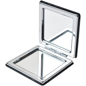 Juleeze JZSP0007Z Handspiegel zwart 6x6 cm