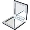 Juleeze JZSP0007Z Handspiegel zwart 6x6 cm