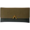 Juleeze JZWA0173GR Portemonnee groen 19x10 cm PU lederlook gouden gesp