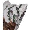 Clayre & Eef KT021.326 Kussenhoes Bruin Wit 45x45 cm
