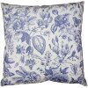 Clayre & Eef KT021.343 Kussenhoes Wit Blauw 45x45 cm