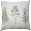 Clayre & Eef NPT20 Kussenhoes Beige Groen 45x45 cm