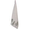 Clayre & Eef NPT42 Theedoek Beige Groen 50x70 cm Landelijk Katoen