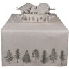 Clayre & Eef NPT64 Tafelloper Beige 50x140 cm