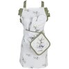 Clayre & Eef OLF45K Pannenlap Kind Beige Groen 16x16 cm