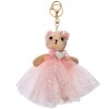 Clayre & Eef TW0582 Sleutelhanger beer roze