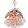 Clayre & Eef TW0584 Sleutelhanger konijn oranje