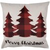 Clayre & Eef TX24 Kussenhoes Rood Beige 45x45 cm