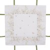 Clayre & Eef WFF47 Broodmand Wit Botanisch 35x35x8 cm Katoen