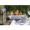 Clayre & Eef WFF47 Broodmand Wit Botanisch 35x35x8 cm Katoen