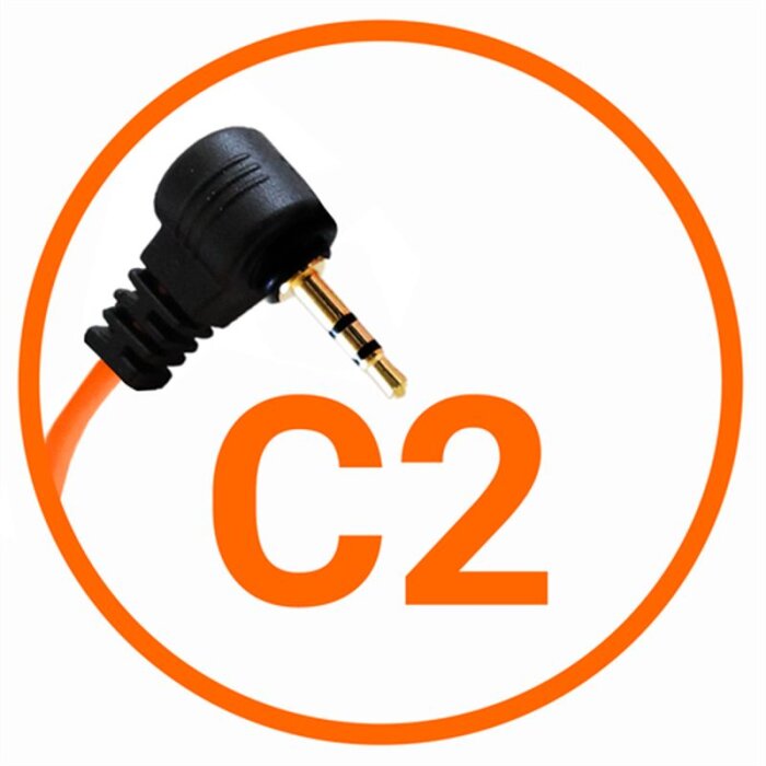 Miops camera aansluitkabel Canon C2 Oranje