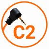 Miops camera aansluitkabel Canon C2 Oranje