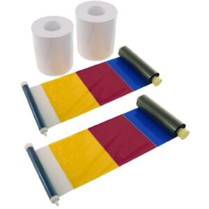 DNP-papier 2 rollen 15x20 cm geperforeerd tot 5x20 en...
