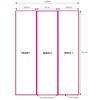 DNP-papier 2 rollen 15x20 cm geperforeerd tot 5x20 en 10x20 cm voor DS620