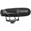 Boya BY-BM2021 supercardioïde richtmicrofoon met schokbevestiging voor camera en smartphone