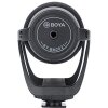 Boya BY-BM2021 supercardioïde richtmicrofoon met schokbevestiging voor camera en smartphone