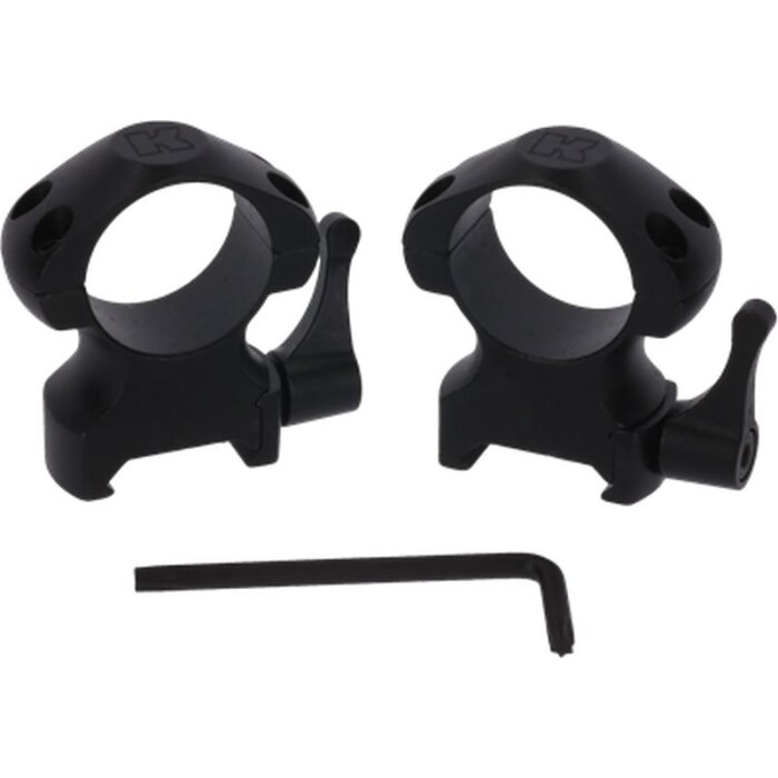 Kegel bevestigingsringen met snelsluiting 25,4 mm hoog