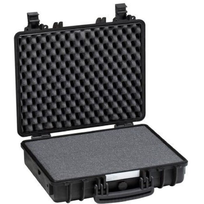 Explorer Cases 4412HL.B Transportkoffer met schuimrubber zwart 445x345x125 mm