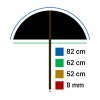 Falcon Eyes Softbox Reflecterende Paraplu U-32 82 cm
