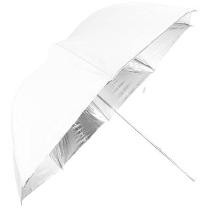 Falcon Eyes reflex paraplu UR-32S zilver-wit 80 cm