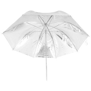 Falcon Eyes paraplu UR-48S zilver-wit 122 cm