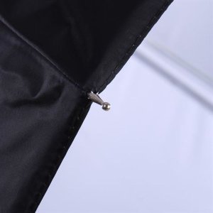 Falcon Eyes paraplu UR-48WB wit-zwart 122 cm