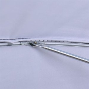 Falcon Eyes paraplu UR-48WB wit-zwart 122 cm