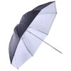 Falcon Eyes reflecterende paraplu UR-60WB wit-zwart 152 cm