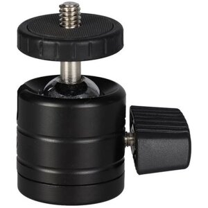 Falcon Eyes Mini Balhoofd Zwart MPH-2 1/4" en...