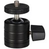 Falcon Eyes Mini Balhoofd Zwart MPH-2 1/4" en 3/8" schroefdraad