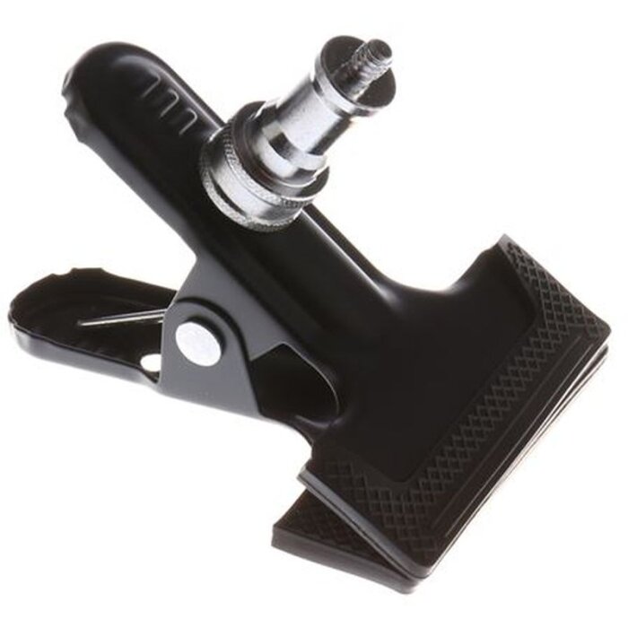 Falcon Eyes CL-CLIP klem met spigotadapter 76 mm breed tot 40 mm dik