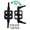 Falcon Eyes dubbele buisklem EC-28 voor buizen van 19-22-25-28 mm 80 mm