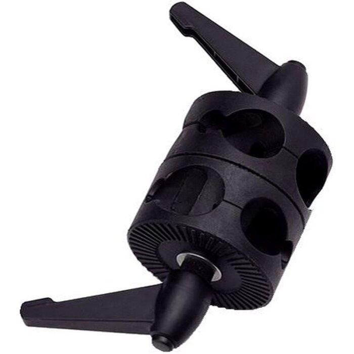 Falcon Eyes dubbele buisklem EC-32 voor buizen van 16-20-28-30 mm 80 mm
