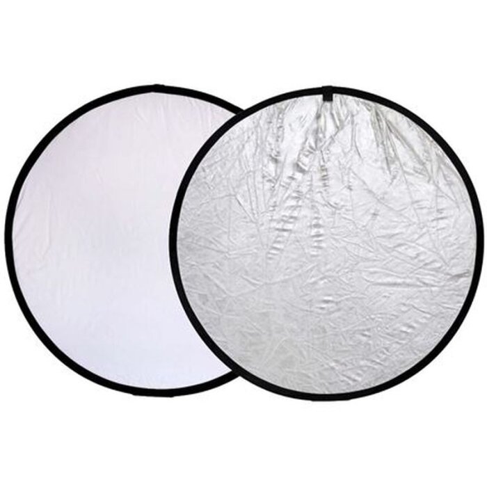 Falcon Eyes reflector CFR-42S zilver-wit 107 cm