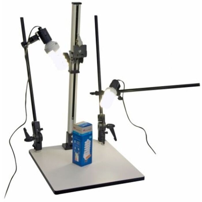 Falcon Eyes opnametafel CS-730 met 2 flexibele lamphouders en camerahouder
