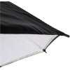 Linkstar Reflex Paraplu PUK-84WB Wit-Zwart 100 cm (Omkeerbaar)