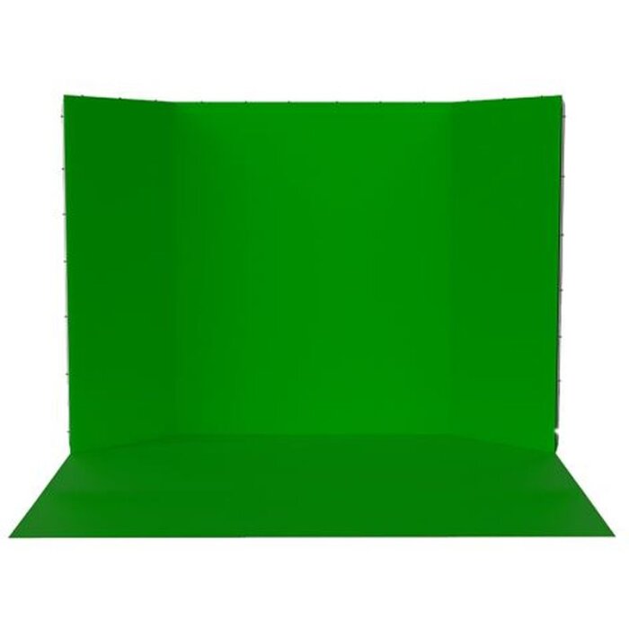 StudioKing FSF-240400PT Panorama Achtergrond Groen Scherm 240x400 cm