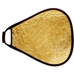 StudioKing Reflector CRGGS60 Goud Zilver met handvat 60 cm