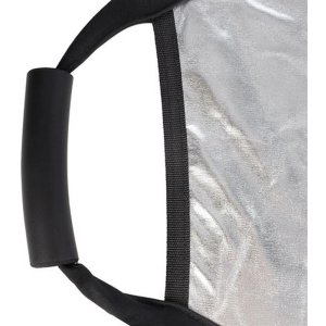 StudioKing Reflector CRGSW60 Zilver Wit met handvat 60 cm